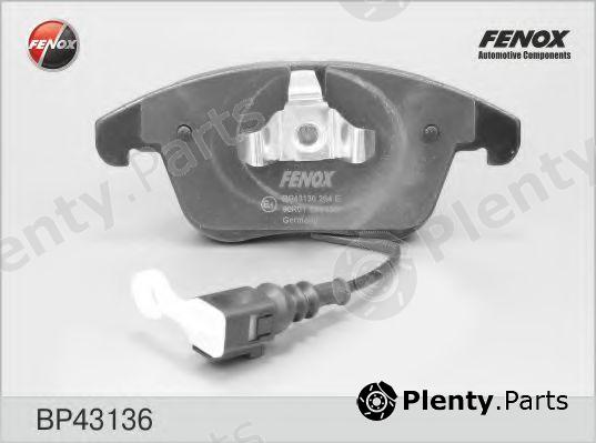  FENOX part BP43136 Brake Pad Set, disc brake