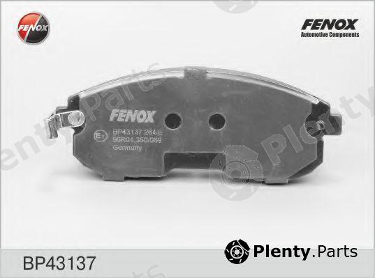  FENOX part BP43137 Brake Pad Set, disc brake