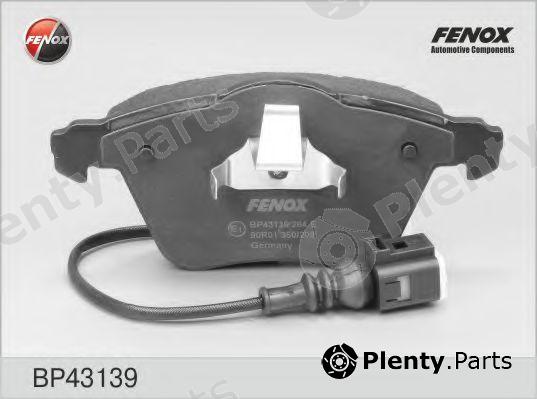  FENOX part BP43139 Brake Pad Set, disc brake