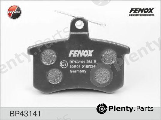  FENOX part BP43141 Brake Pad Set, disc brake