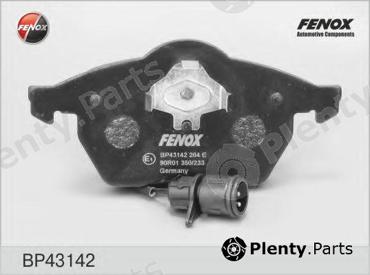  FENOX part BP43142 Brake Pad Set, disc brake