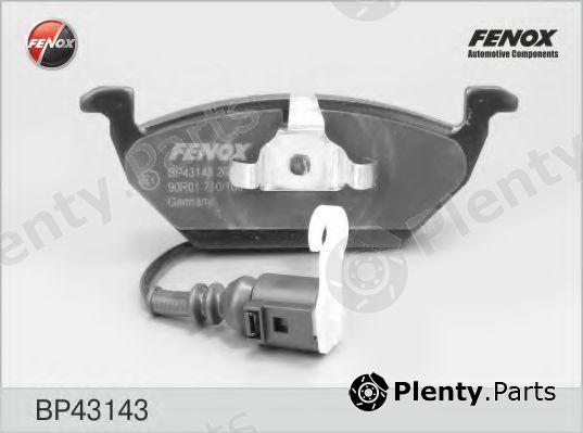  FENOX part BP43143 Brake Pad Set, disc brake