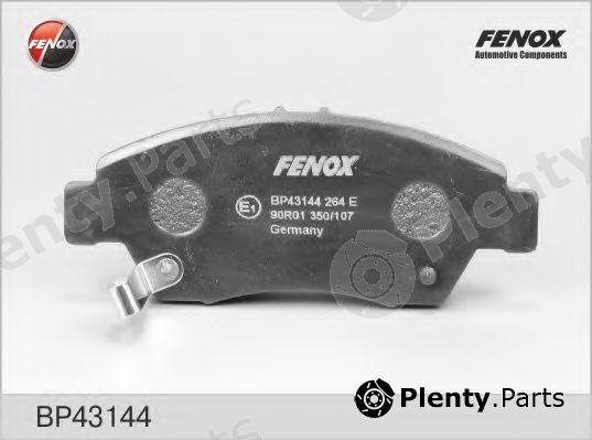  FENOX part BP43144 Brake Pad Set, disc brake