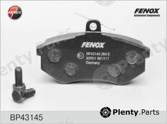  FENOX part BP43145 Brake Pad Set, disc brake