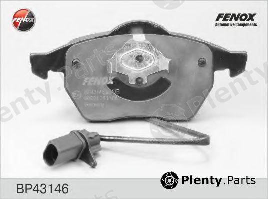  FENOX part BP43146 Brake Pad Set, disc brake