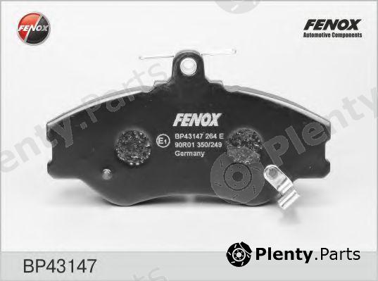  FENOX part BP43147 Brake Pad Set, disc brake