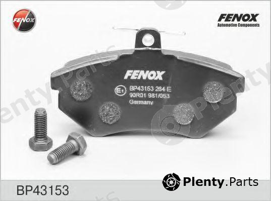  FENOX part BP43153 Brake Pad Set, disc brake