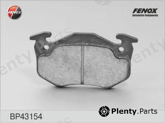  FENOX part BP43154 Brake Pad Set, disc brake