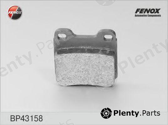  FENOX part BP43158 Brake Pad Set, disc brake