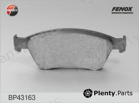  FENOX part BP43163 Brake Pad Set, disc brake
