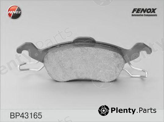  FENOX part BP43165 Brake Pad Set, disc brake