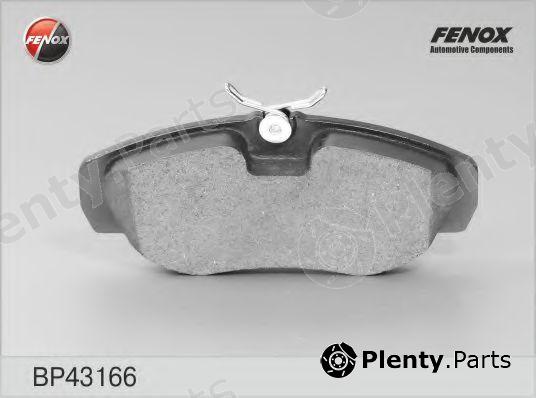  FENOX part BP43166 Brake Pad Set, disc brake