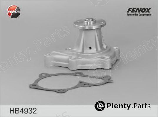  FENOX part HB4932 Water Pump