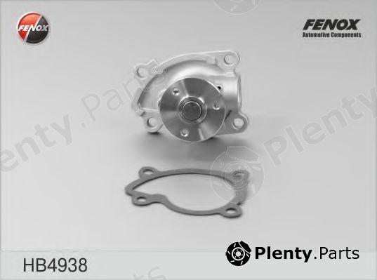  FENOX part HB4938 Water Pump