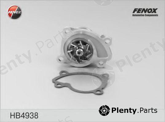  FENOX part HB4938 Water Pump