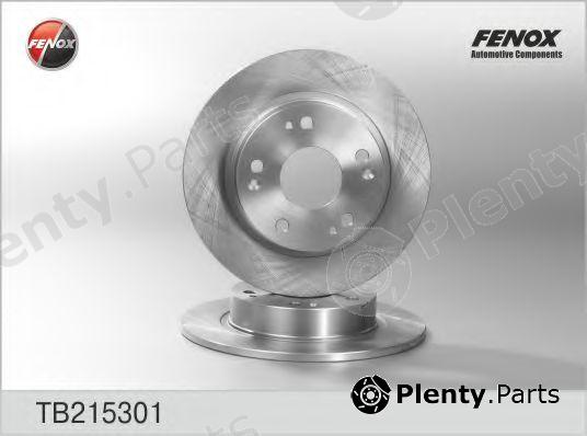  FENOX part TB215301 Brake Disc