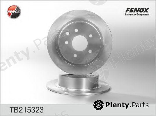  FENOX part TB215323 Brake Disc
