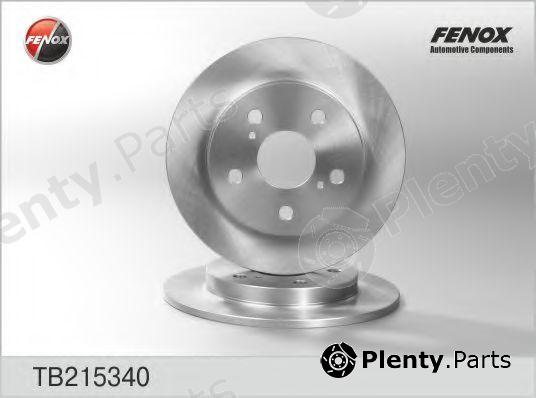  FENOX part TB215340 Brake Disc