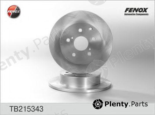 FENOX part TB215343 Brake Disc