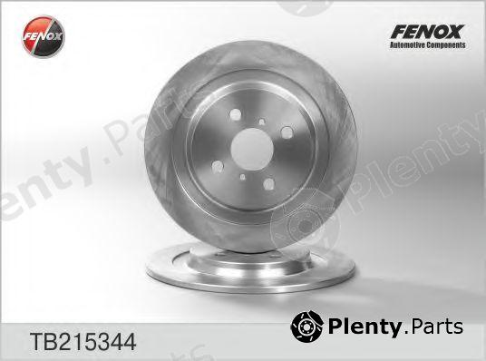  FENOX part TB215344 Brake Disc