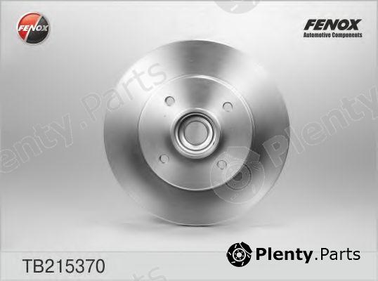  FENOX part TB215370 Brake Disc
