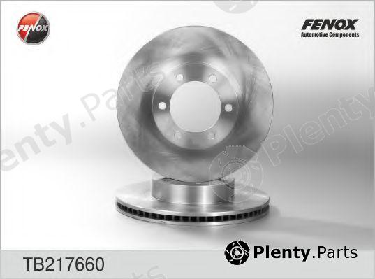  FENOX part TB217660 Brake Disc