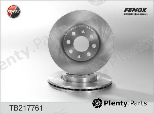  FENOX part TB217761 Brake Disc