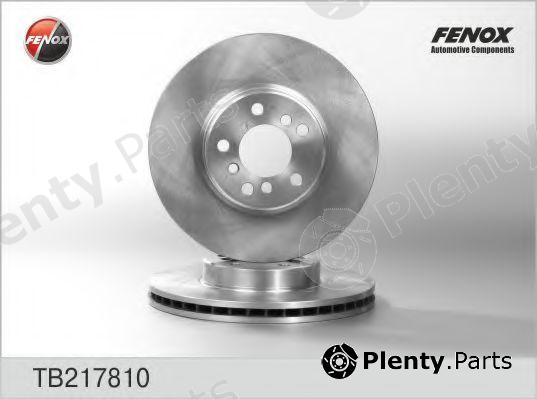  FENOX part TB217810 Brake Disc