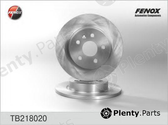  FENOX part TB218020 Brake Disc