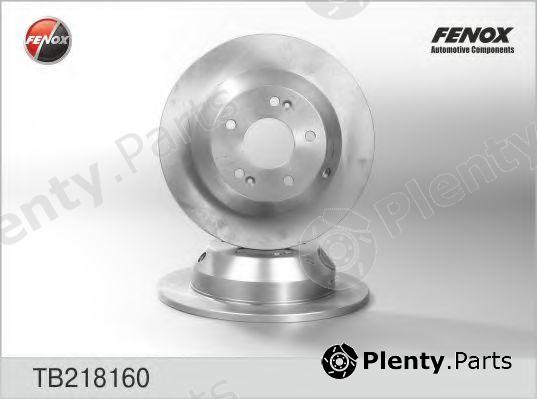  FENOX part TB218160 Brake Disc