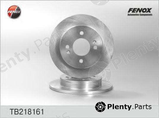  FENOX part TB218161 Brake Disc