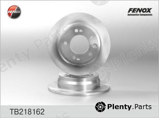  FENOX part TB218162 Brake Disc