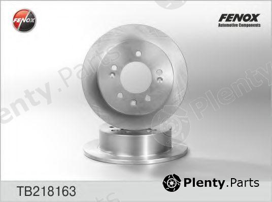  FENOX part TB218163 Brake Disc
