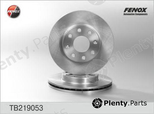  FENOX part TB219053 Brake Disc