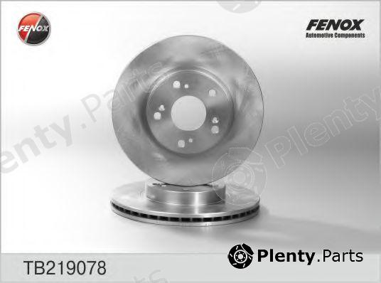  FENOX part TB219078 Brake Disc