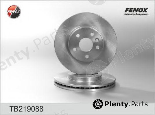 FENOX part TB219088 Brake Disc