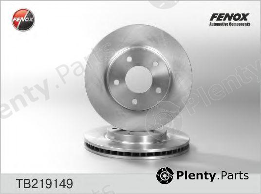  FENOX part TB219149 Brake Disc