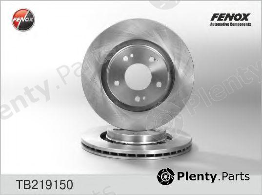  FENOX part TB219150 Brake Disc