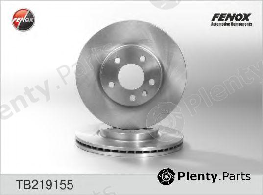  FENOX part TB219155 Brake Disc