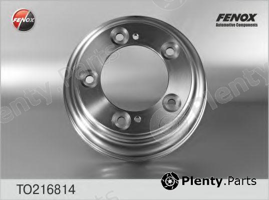  FENOX part TO216814 Brake Drum