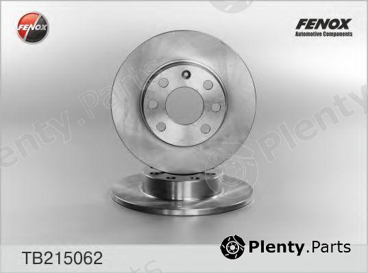  FENOX part TB215062 Brake Disc