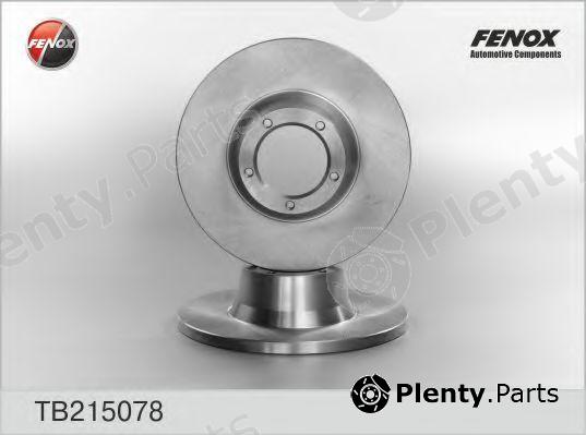  FENOX part TB215078 Brake Disc