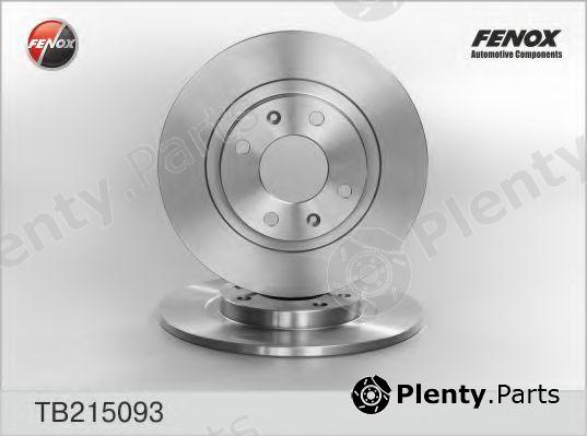  FENOX part TB215093 Brake Disc