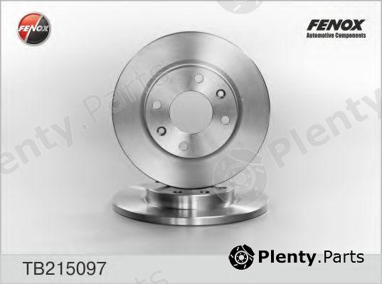  FENOX part TB215097 Brake Disc