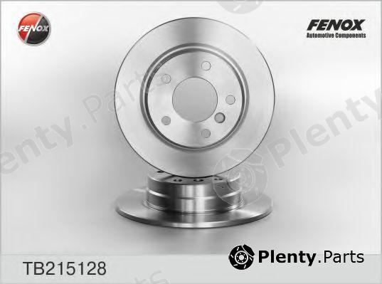 FENOX part TB215128 Brake Disc