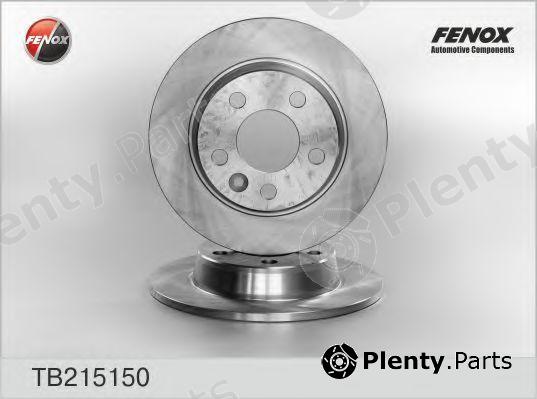  FENOX part TB215150 Brake Disc