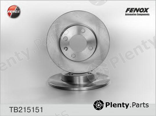  FENOX part TB215151 Brake Disc