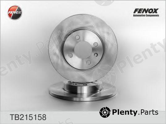  FENOX part TB215158 Brake Disc