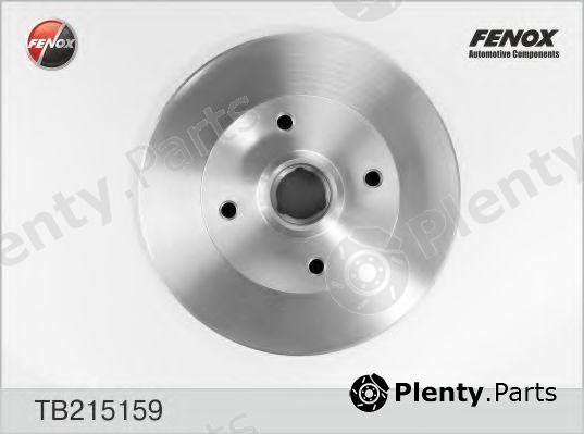  FENOX part TB215159 Brake Disc