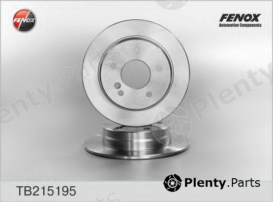  FENOX part TB215195 Brake Disc